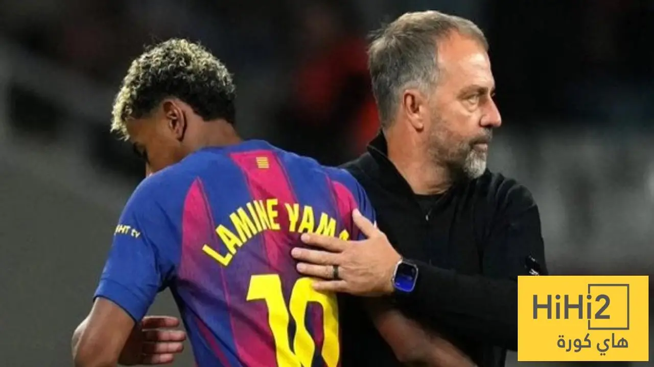 صورة لامين وفليك توضح الفرق بين ريال مدريد وبرشلونة